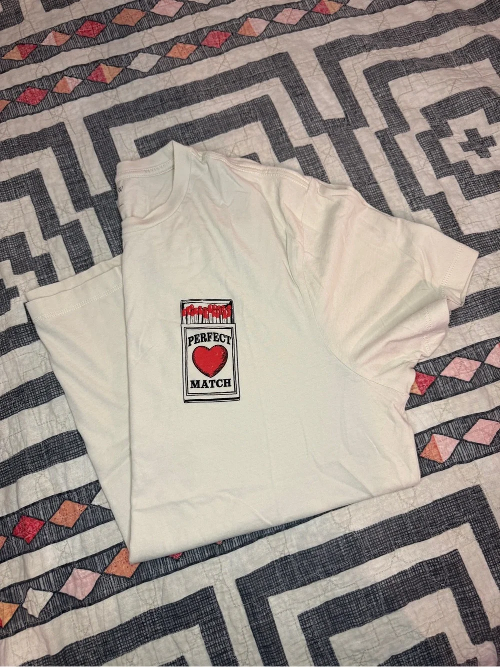 J.Crew Cream Graphic Tee 